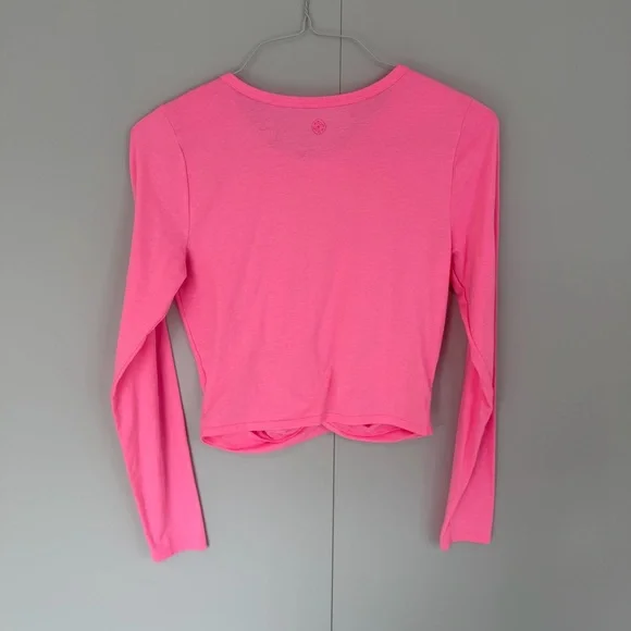 LILLY PULITZER Women’s Greer Long Sleeve Twist Top in Pink Style 8585 - Picture 6 of 10